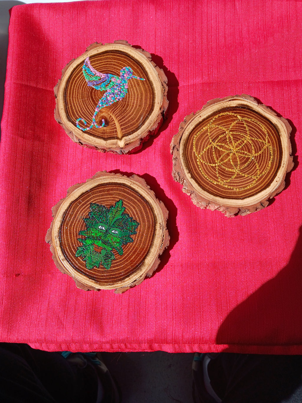 Altar wood rounds