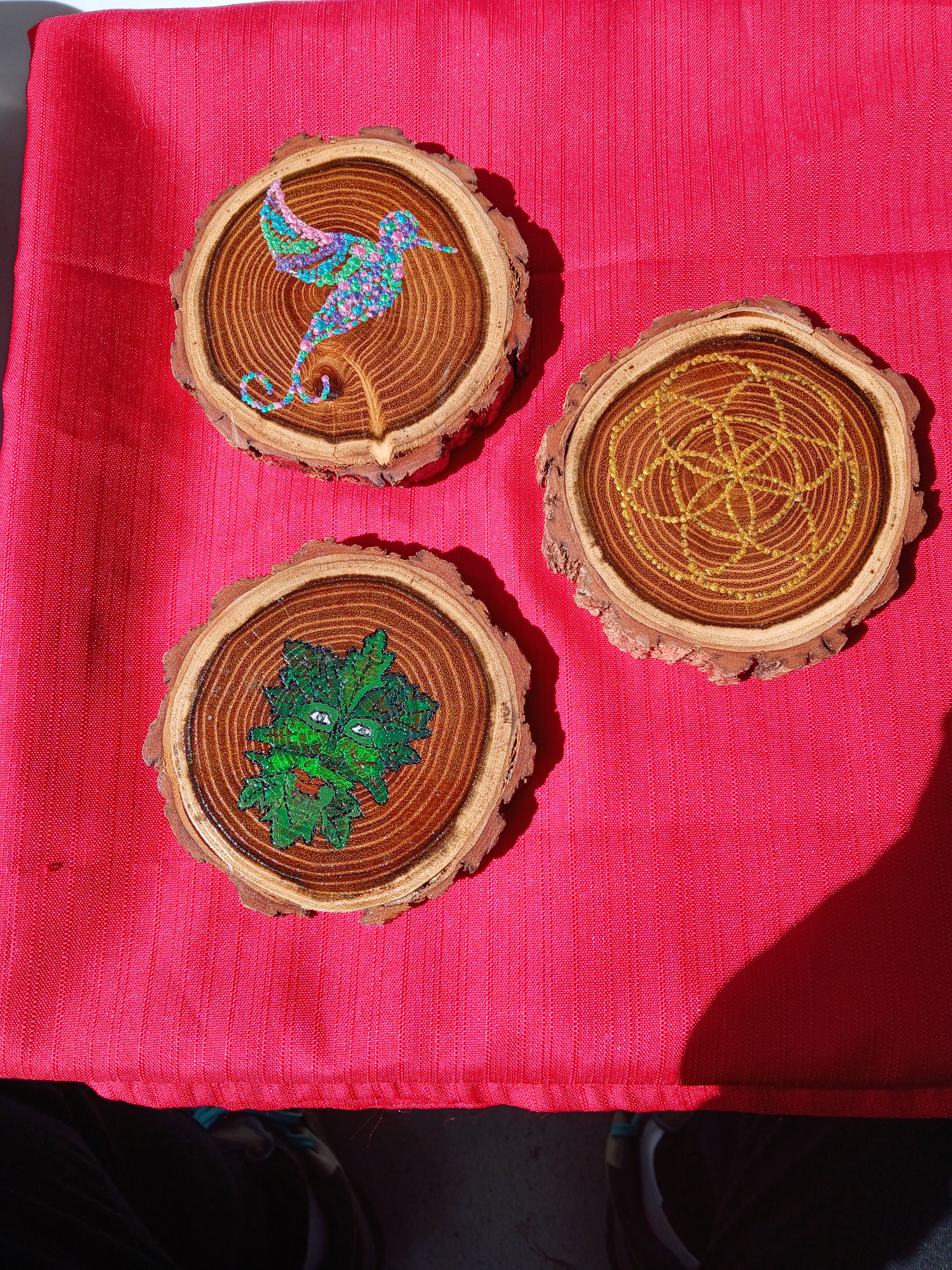 Altar wood rounds