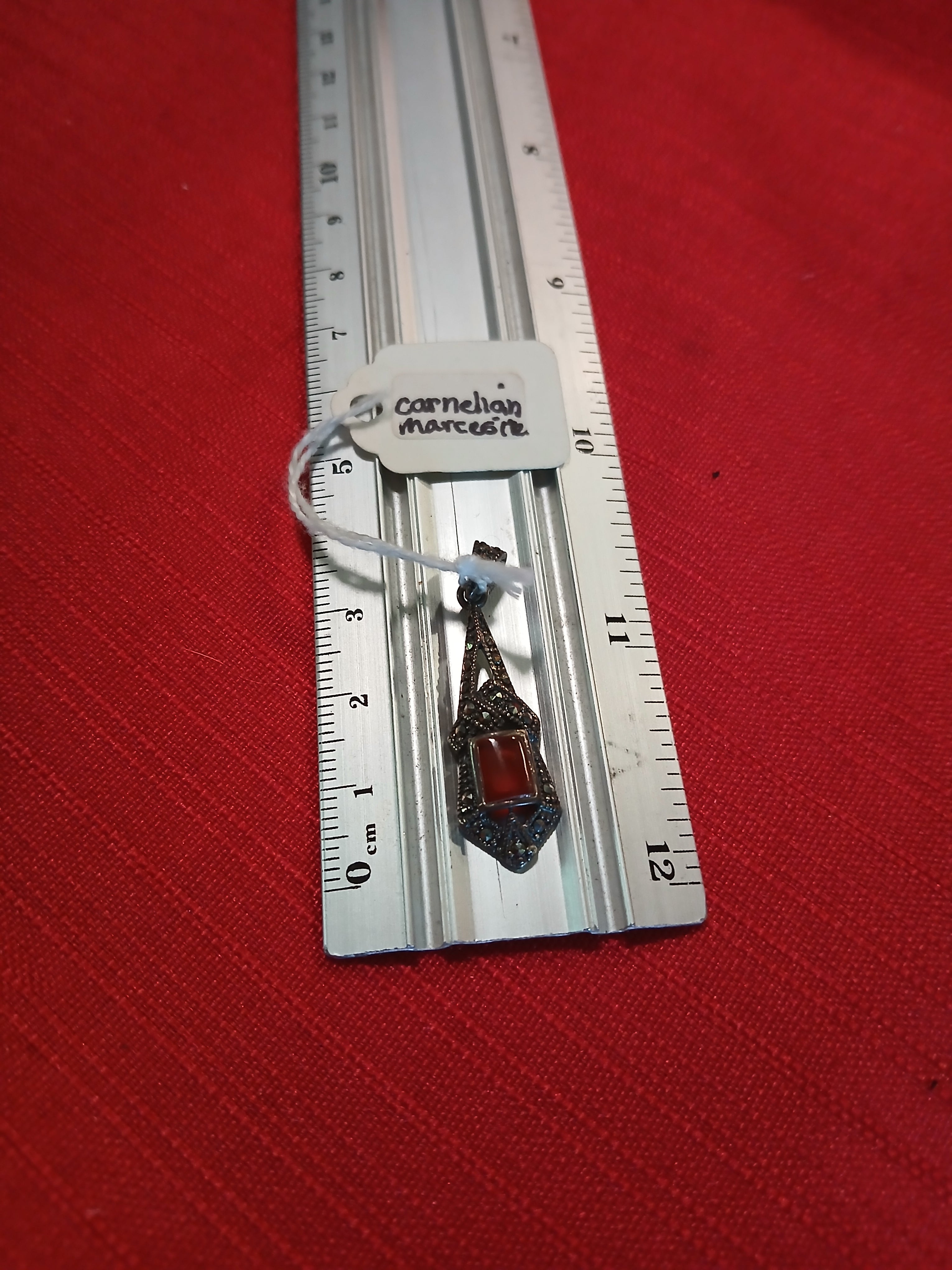 Carnelian Marcasite