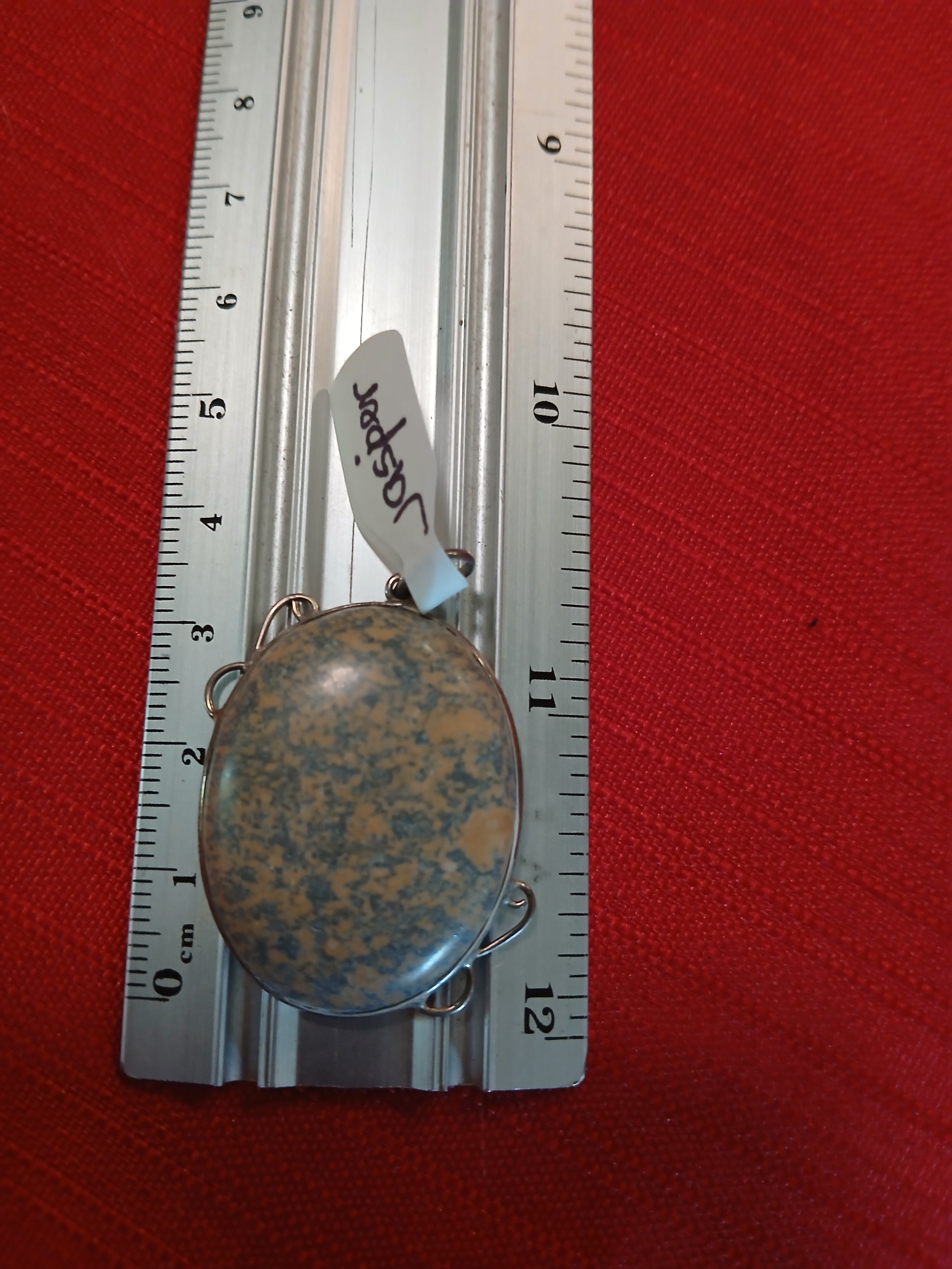 Multi colored Jasper pendant