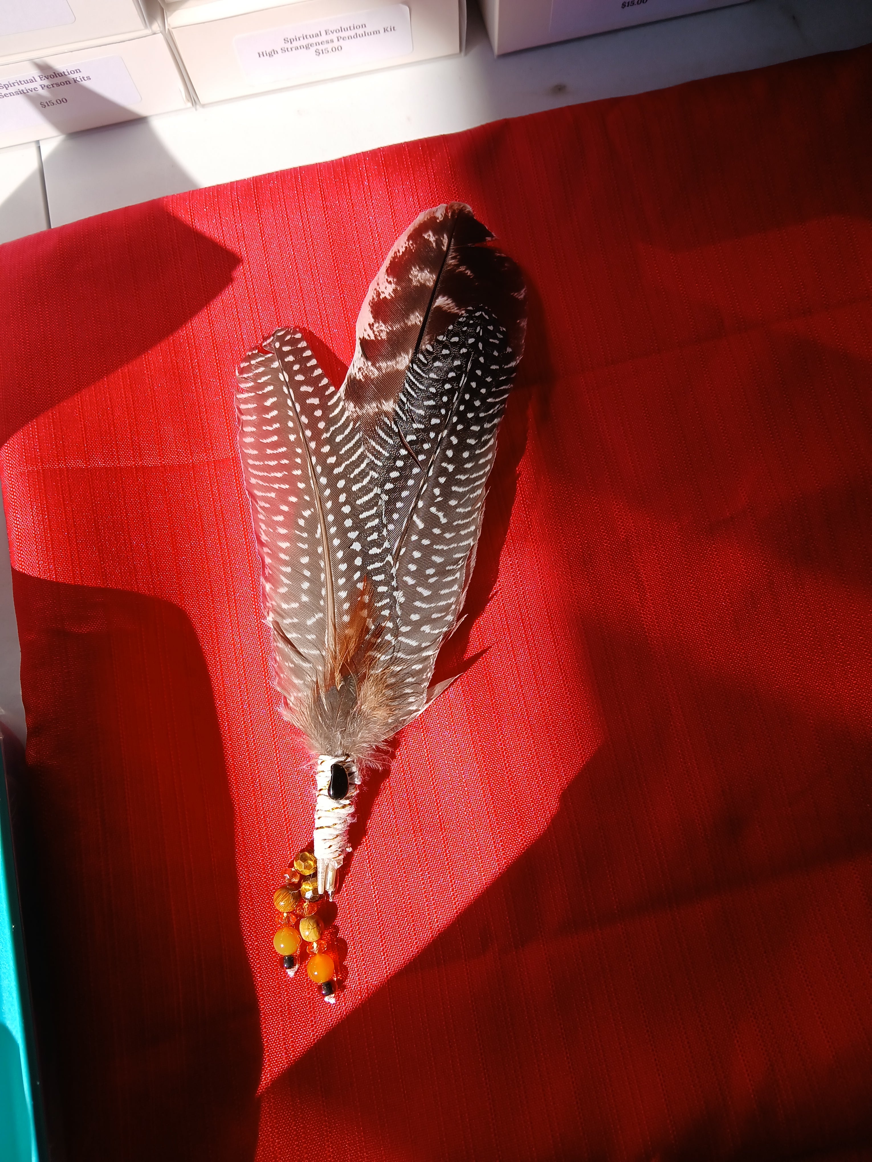 Smudge Feather Fan - for smudge kits only